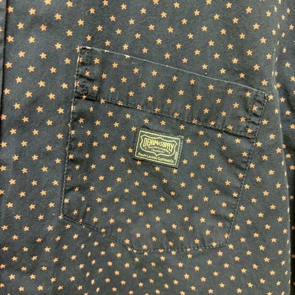 Denim and Supply Ralph Lauren Stars Short Sleeve Button Down Shirt - Picture 8 of 11